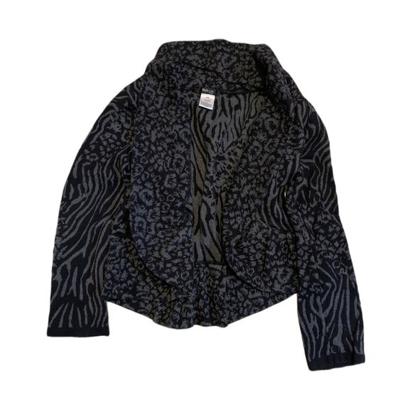 Style & Co. Petite Animal Print Cardigan - Size M/M - Picture 1 of 5